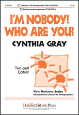 I'm Nobody! Who Are You? 2/3/4-Part choral sheet music cover